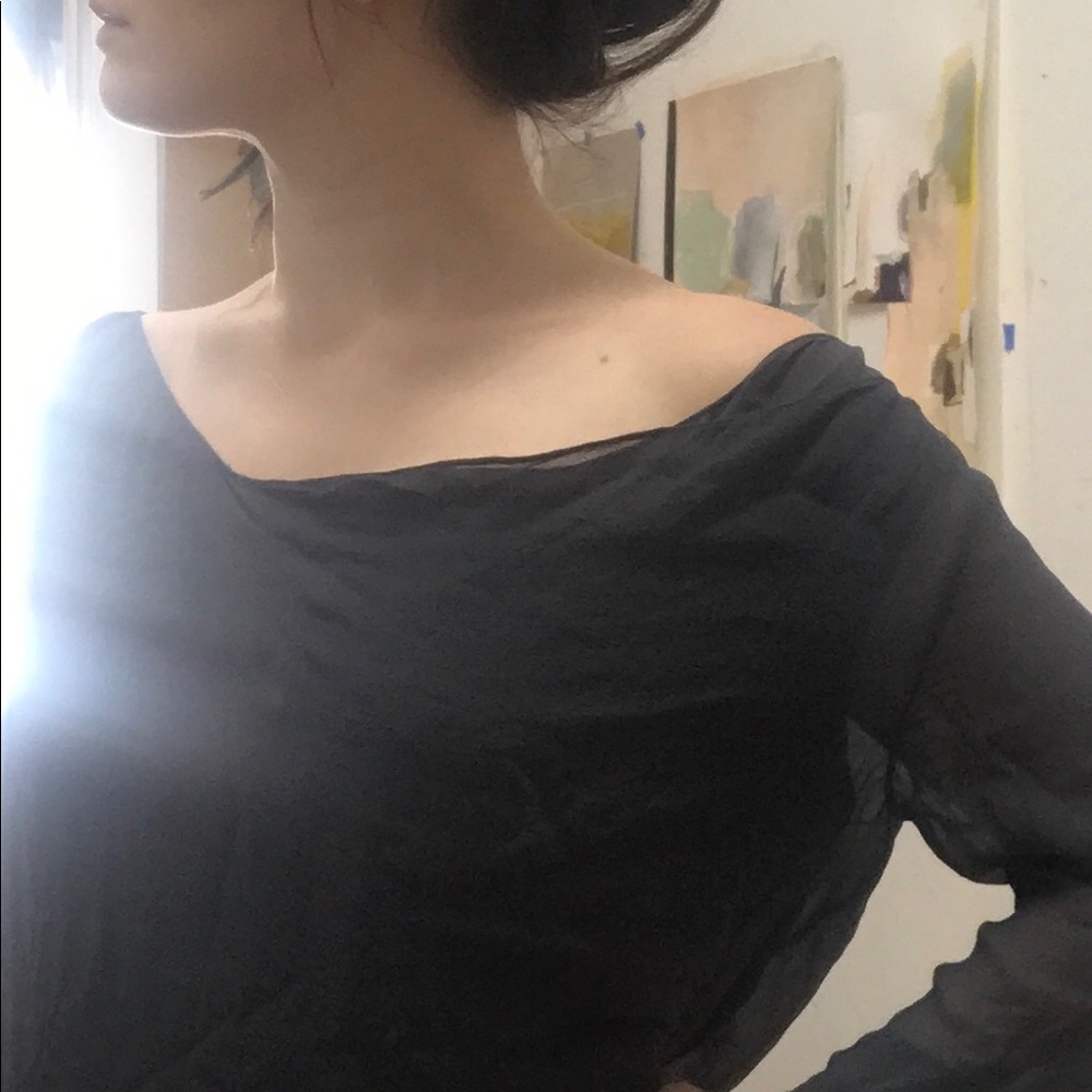 Long sleeve blouse Gary Graham 100% Silk